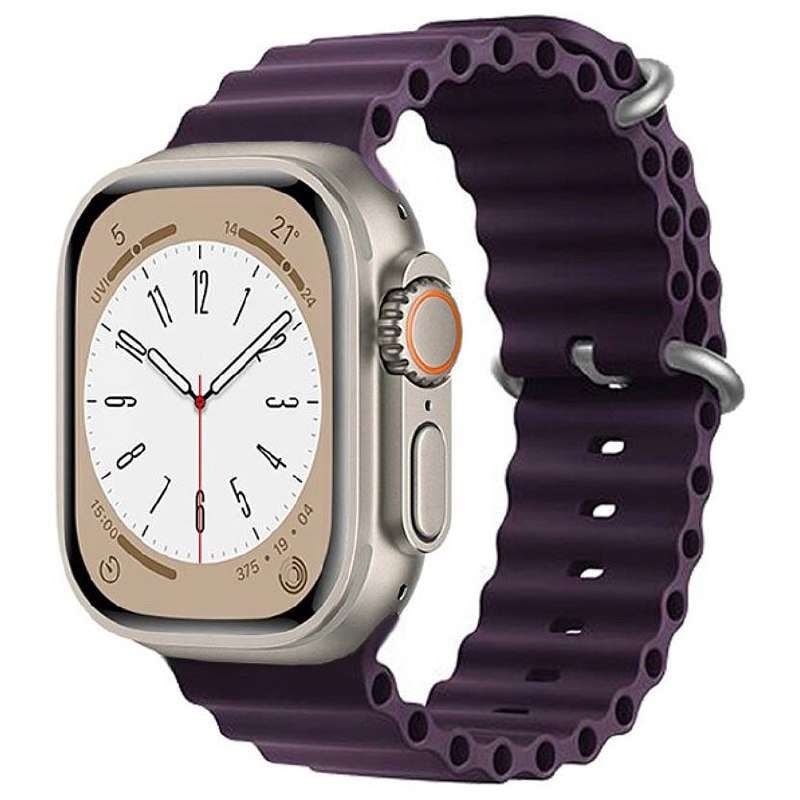 Ремешок Apple Watch 49/45/44mm Ocean Band Watch Deep Purple