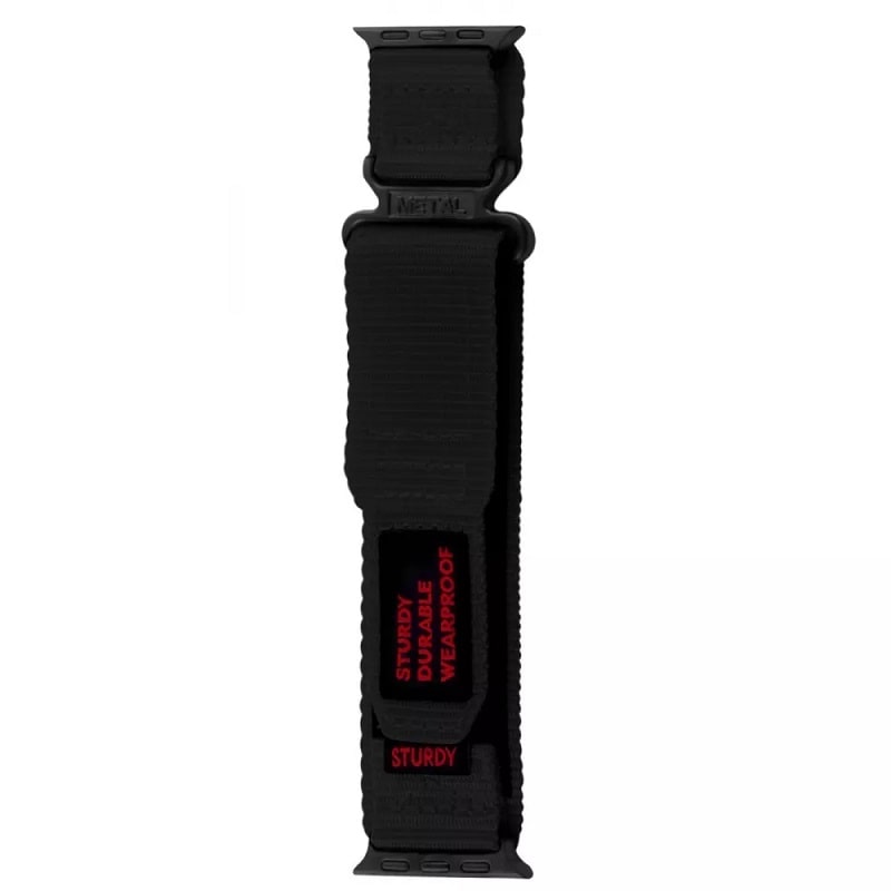 Ремешок Apple Watch 42/44/45/46/49 mm Military Loop Black