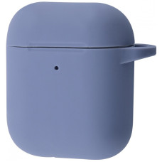 Чохол AirPods 1/2 Silicone case Full Lavander Gray
