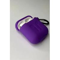 Чехол AirPods 1/2 Silicone case Full Ultraviolet
