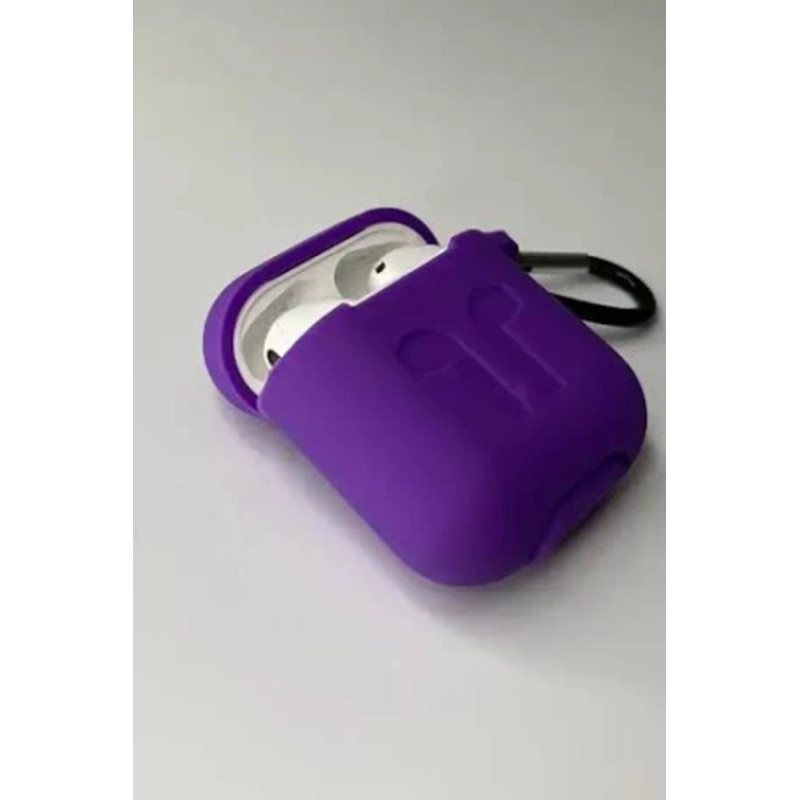 Чехол AirPods 1/2 Silicone case Full Ultraviolet