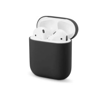 Чохол AirPods 1/2 Silicone case Full Black