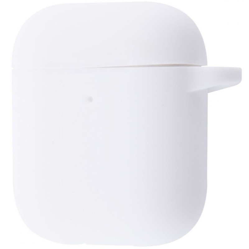 Чохол AirPods 1/2 Silicone case Full White