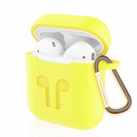 Чохол AirPods 1/2 Silicone case Full Yellow