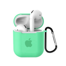 Чохол AirPods 1/2 Silicone case Full Spearmint