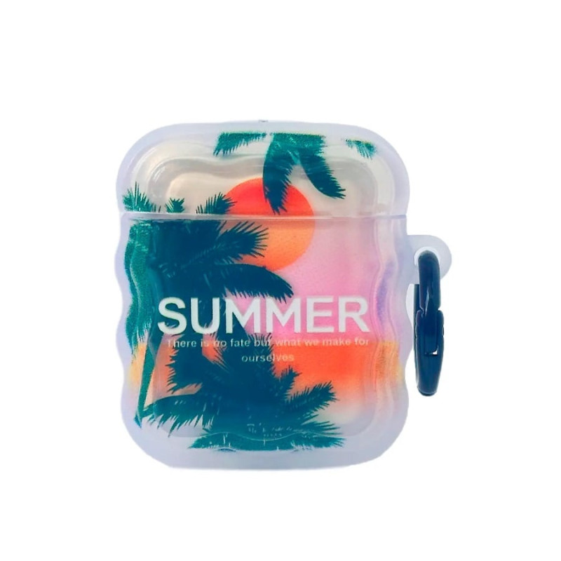 Чехол Airpods 1/2 Print Case Summer Orange