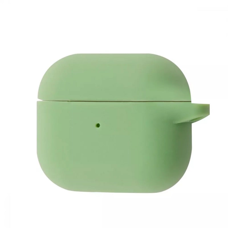 Чехол AirPods 3 Silicone case Full Mint gum