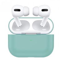 Чехол AirPods 3 Silicone case Full Sea Blue