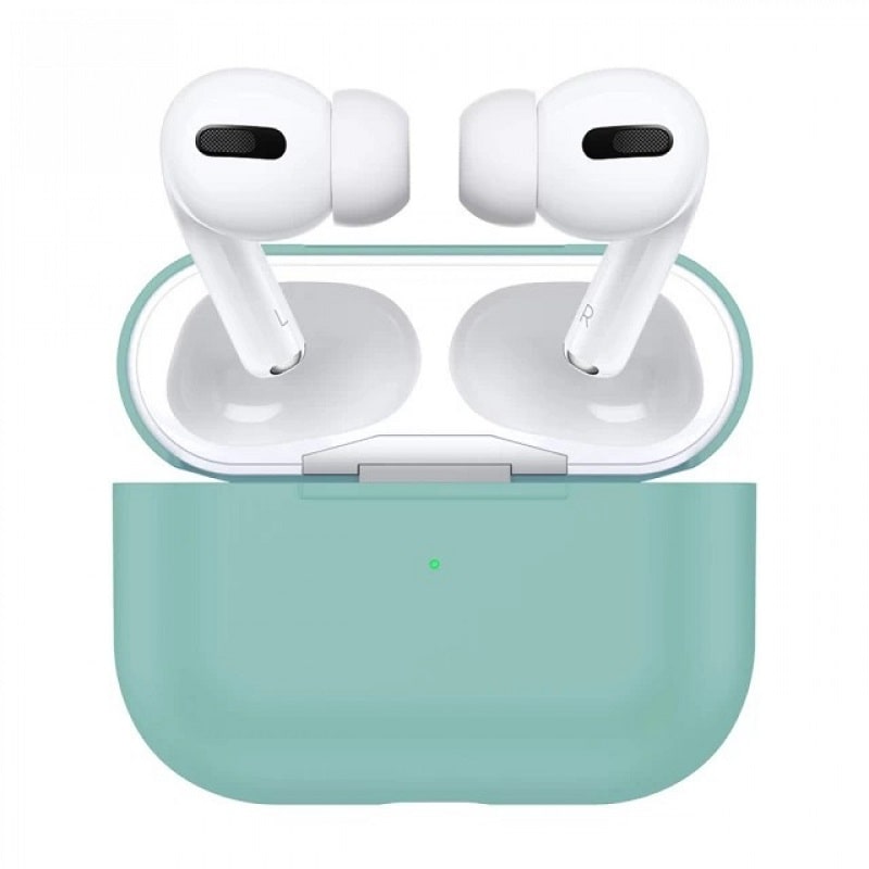 Чехол AirPods 3 Silicone case Full Sea Blue