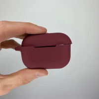 Чохол AirPods Pro 2 Silicone case Full Marsala