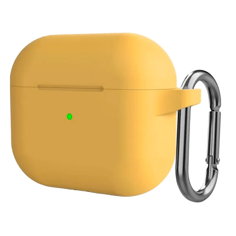 Чехол AirPods 4 Case (с карабином), Yellow