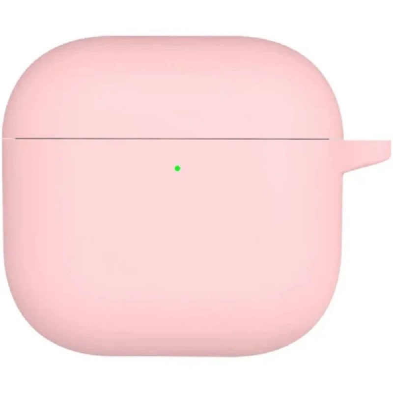 Чехол AirPods 4 Silicone case Full Light Pink
