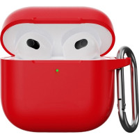 Чохол AirPods 4 Case (з карабіном), Red