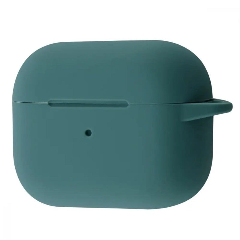 Чехол AirPods 4 Silicone case Full Pine Green