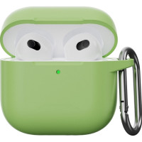 Чохол AirPods 4 Case (з карабіном), Matcha Green
