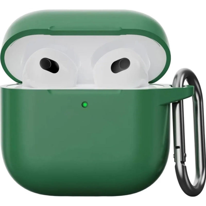 Чехол AirPods 4 Case (с карабином), Pine Needle Green