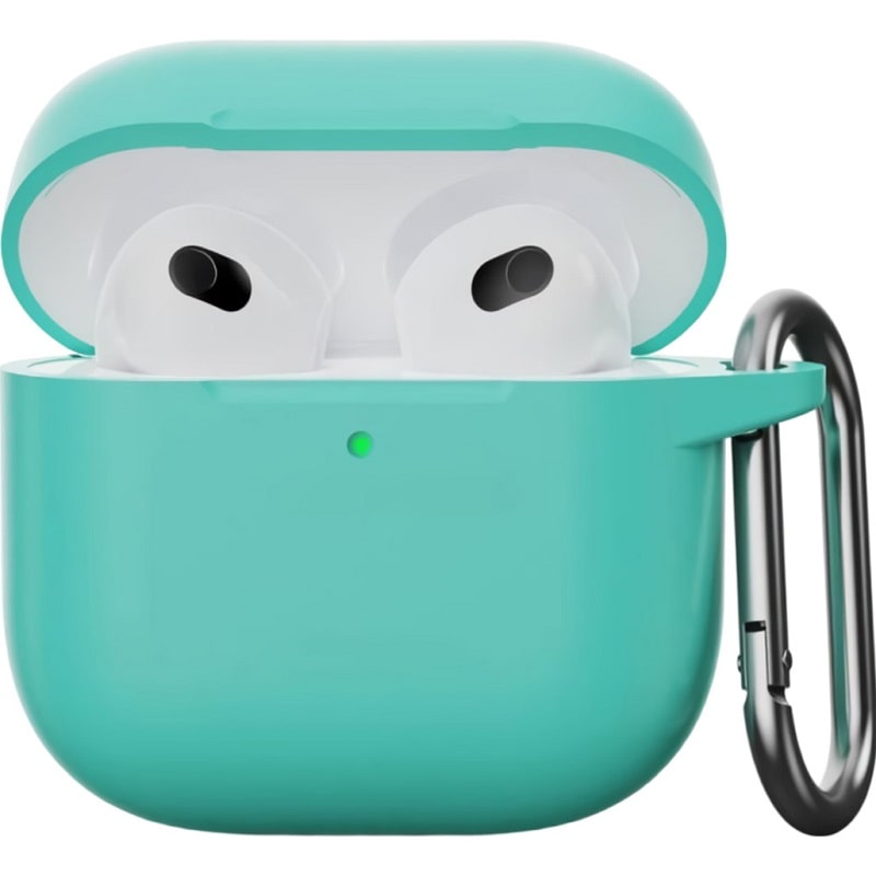 Чехол AirPods 4 Case (с карабином), Mint Green