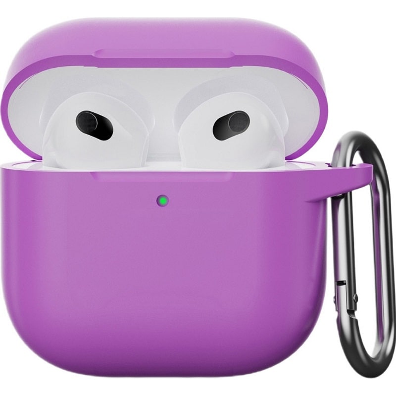 Чехол AirPods 4 Case (с карабином), Purple