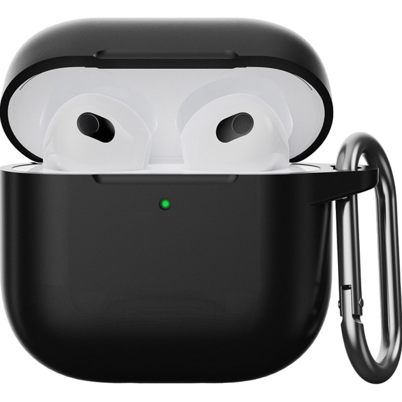 Чехол AirPods 4 Case (с карабином), Black