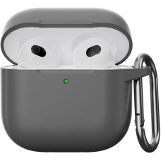 Чохол AirPods 4 Case (з карабіном), Advanced ash
