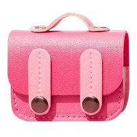 Чехол AirPods 4 Leather Case Briefcase Pink