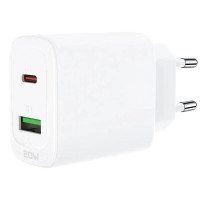 СЗУ Acefast A25 USB-C+USB-A PD 20W White