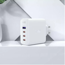 МЗП Acefast A37 3xUSB-C + USB-A + кабель USB-C to USB-C 100w White