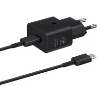 Зарядное устройство Samsung 25W Power Adapter (w C to C Cable) Black