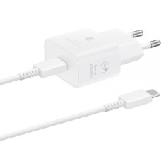 Зарядний пристрій Samsung 25W Power Adapter (w C to C Cable) White