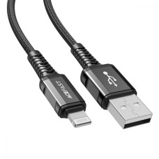 Кабель Acefast C1-02 USB to Lightning Black