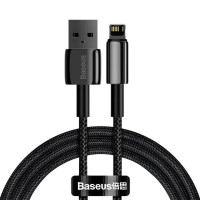 Кабель Baseus Tungsten Gold Fast Charging Lightning 2.4A (1m)