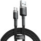 Кабель Baseus Cafule Cable USB For Type-C 3A 0.5m Gray+Black
