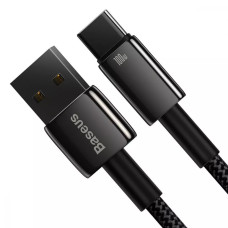 Кабель Baseus Tungsten Gold Fast Charging Data Type-C 100W (1m)