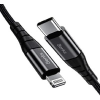 Кабель Benks D47 USB-C to Lightning 30w 1m Black