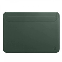 Папка конверт MacBook 16.2 Wiwu Skin Pro 2 Leather Forest Green
