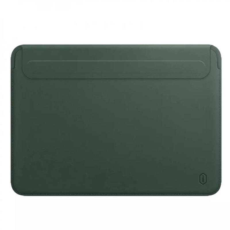 Папка конверт MacBook 16.2 Wiwu Skin Pro 2 Leather Forest Green
