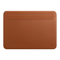 Папка конверт MacBook 16.2 Wiwu Skin Pro 2 Leather Brown