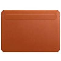 Папка конверт MacBook 15.3 Wiwu Skin Pro 2 Leather Brown