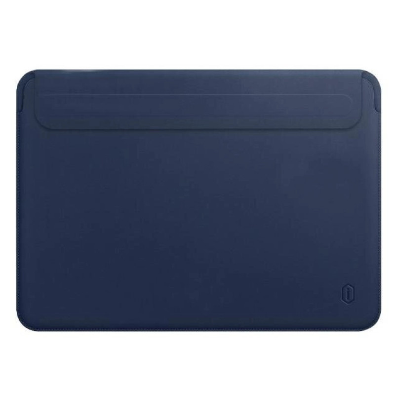 Папка конверт MacBook 14.2 Wiwu Skin Pro 2 Leather Blue