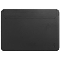 Папка конверт MacBook 14.2 Wiwu Skin Pro 2 Leather Black