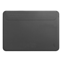 Папка конверт MacBook 14.2 Wiwu Skin Pro 2 Leather Gray