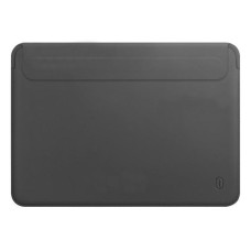 Папка конверт MacBook 14.2 Wiwu Skin Pro 2 Leather Gray
