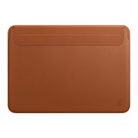 Папка конверт MacBook 14.2 Wiwu Skin Pro 2 Leather Brown