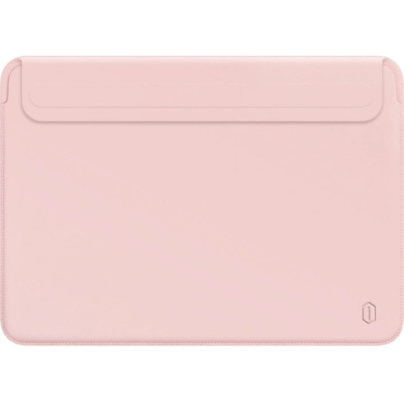 Папка конверт MacBook Air/Pro 13.3 Wiwu Skin Pro 2 Leather Pink