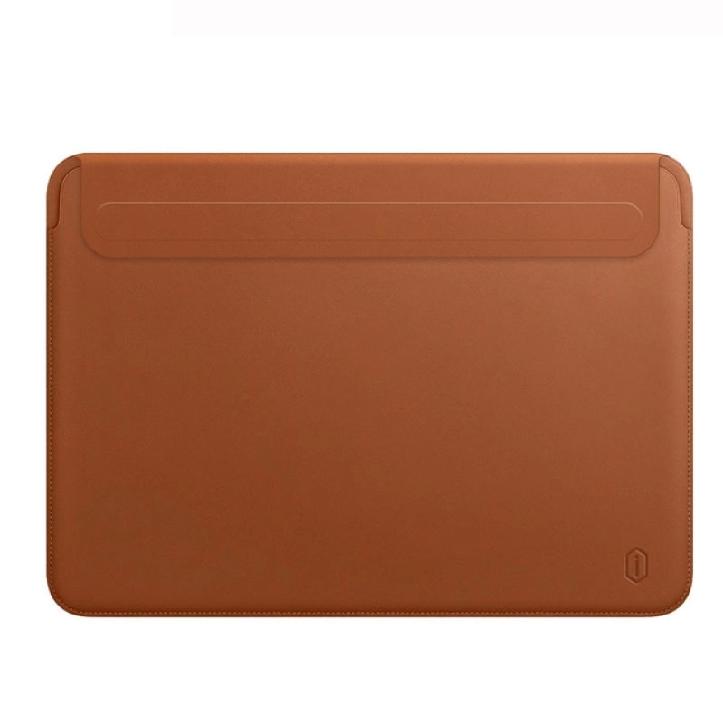 Папка конверт MacBook Air/Pro 13.3 Wiwu Skin Pro 2 Leather Brown
