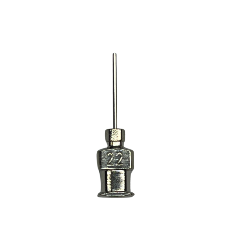 Игла для дозирования клея (флюса), металл (22G)