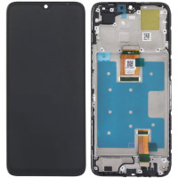 Дисплей Honor X6a чорний, оригінал PRC, з рамкою