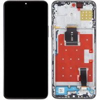 Дисплей Honor X8a /Honor 90 Lite чорний, оригінал PRC, з рамкою, Midnight Black