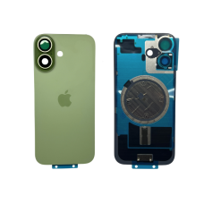 Задняя крышка iPhone 17 Sage Green с фиксатором и стеклом камеры