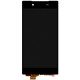 Дисплей (екран) Sony E6603 Xperia Z5 /E6633 /E6653 /E6683 чорний, REF (переклеєне скло)